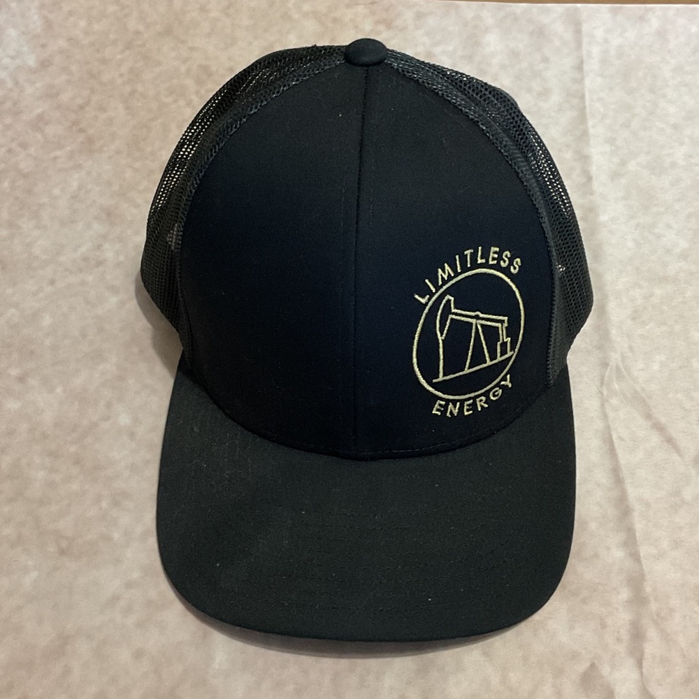 Limitless Energy Black and Gold Cap